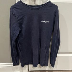 Long sleeve Cotten navy Magellan shirt